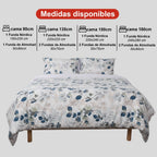 H HANSEL HOME Juego de Funda Nórdica Microfibra Transpirable – Set de Ropa de Cama con Funda de Edredón y Fundas de Almohada – Conjunto 2/3 Piezas para Dormitorio