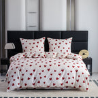 ¡Un conjunto de ropa de cama elegante en un color moderno que cambiará tu dormitorio! El conjunto incluye: 1 funda de edredón + 2 fundas de almohada (sin relleno). La tela suave y transpirable proporcionará comodidad durante todo el año - ¡perfecto para c