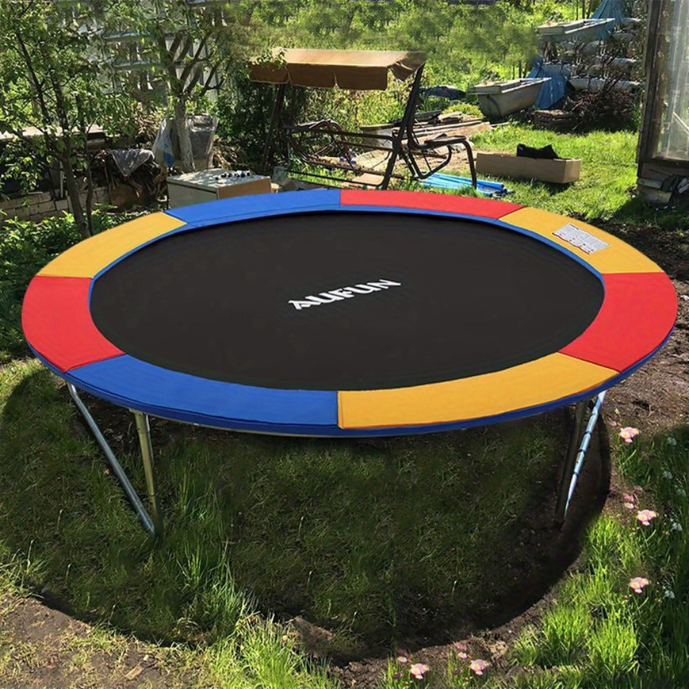 Borde de la cubierta del marco del trampolín, acolchado, diámetro 244 cm/305 cm/366 cm, juego de accesorios para trampolín con cubierta de resorte acolchada, resistente al desgarro y duradero.