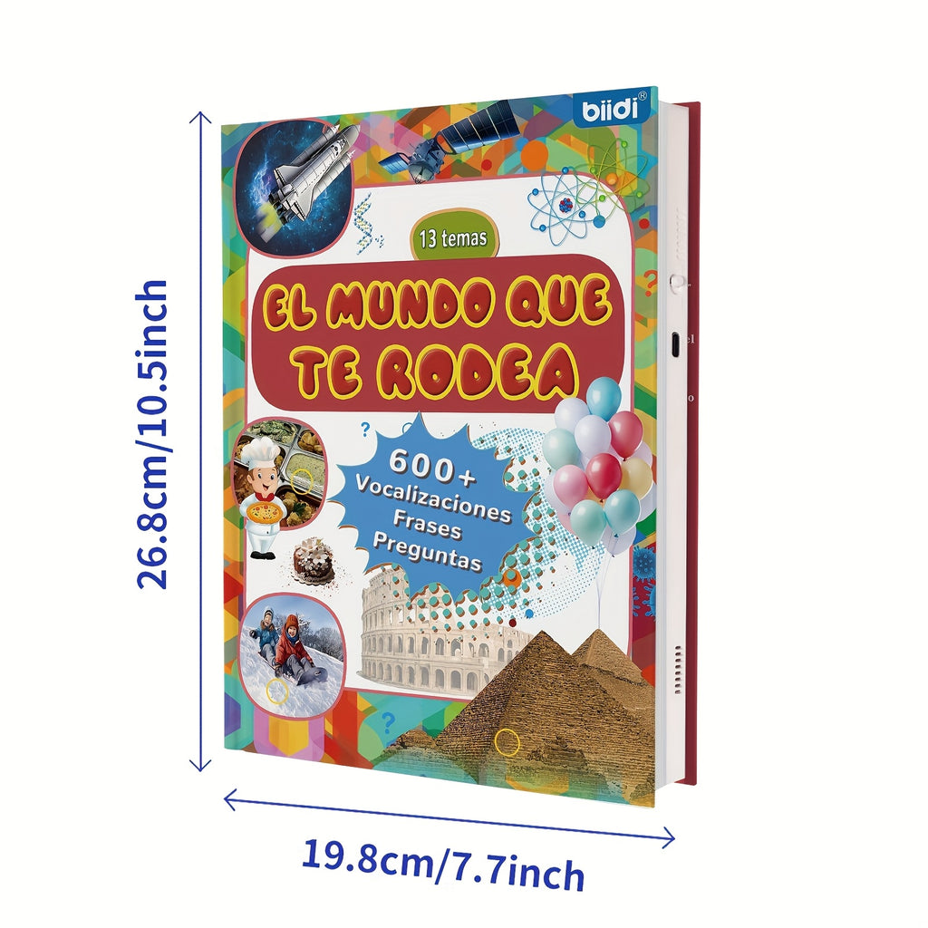 Biidi Alrededor Del Mundo Audiobook en Español, Audiobook, Libros Educativos, Libro Interactivo, Regalo de Cumpleaños de Navidad