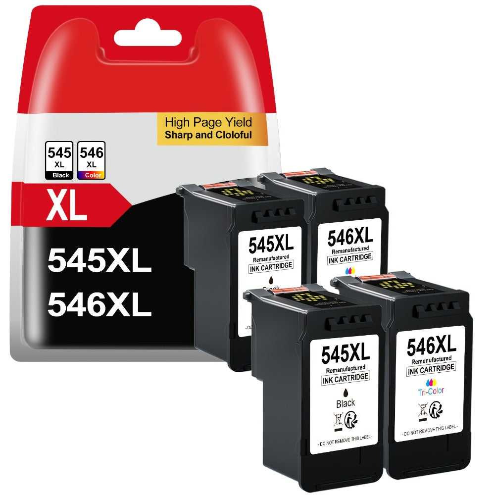 1/2/3/4 Paquete de Cartuchos PG-545XL CL-546XL para Canon 545 546 XL Multipack Recambio para Pixma MX495 TR4550 TS3150 TR4551 MG3050 MG2555s MX490 TS3151 MG2550s TS3350 MG2950 MG29500 S MG3051