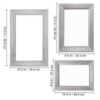 Kit de Serigrafía VEVOR, 3 Piezas de Marcos de Serigrafía de Aluminio 6x10/8x12/10x14 Pulgadas, 110 Mallas, 5 Purpurinas, Raspadores de Serigrafía y Películas Transparentes para Estampado DIY en Camisetas