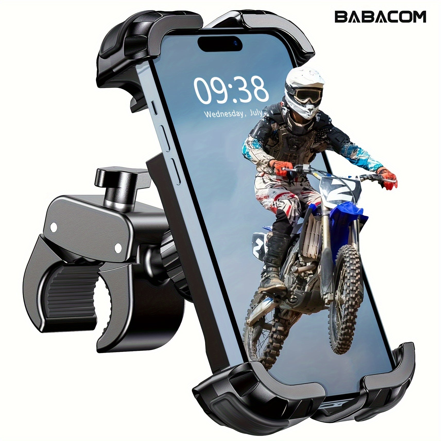 Soporte de móvil para bicicleta para ciclismo motocicleta y navegación | 17.27cm