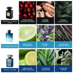 Colonia de Feromonas para Hombre, Clásica y Elegante, Aroma Fresco y Duradero para Caballeros, 55 ml, Fragancia Amable y Atractiva para Hombre con Notas Amaderadas, Eau de Toilette en Spray Portátil, Ideal para Negocios, Viajes de Oficina, Regalo de Cumpl