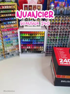 Rotuladores artísticos de colores de madera | Dibujo caligrafía tarjetas y manualidades