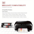 Cartuchos de impresora compatibles PGI-580 CLI-581 XXL con Canon 580XXL y 581XXL, multipack de 15 unidades, para impresoras Pixma TS6350, TS705, TS8350, TS8352, TS9550, TS6351, TS8351, TR8550, TR7550, TS9150, TS9551C y TS825.