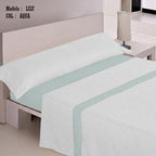 Juego de Sábanas Estampadas Para Cama 90,Cama 105,Cama 135,Cama 150 ,Juego de Cama Confortable de Tacto Suave 3Piezas(1Funda de Almohada 1Sábana Encimera 1Bajera Ajustable)