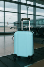 Maleta Avión Equipaje de Mano Viaje Cabina Trolley ABS Rígida 4 Ruedas Maleta de cabina rigida con asa telescopica 55x35x20CM