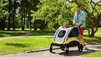 Cochecito plegable para perros para paseos y viajes con mascotas