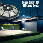Luz solar exterior | 2/4 piezas Luces de calle solares con sensor de movimiento y control remoto, 3 modos de iluminación, luces solares de