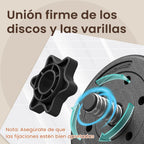 Set de pesas ajustables para entrenamiento en casa, ideal para hombres y mujeres, incluye barra extra, perfecto para ejercicios de levantamiento de pesas y fitness en el hogar - 20KG - 1 par, regalo de Navidad, decoración