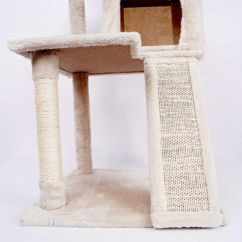 Arobol rascador para Gatos Rascador para Gato Postes rascador para Gatos Grande 105x40x40cm Varias Niveles