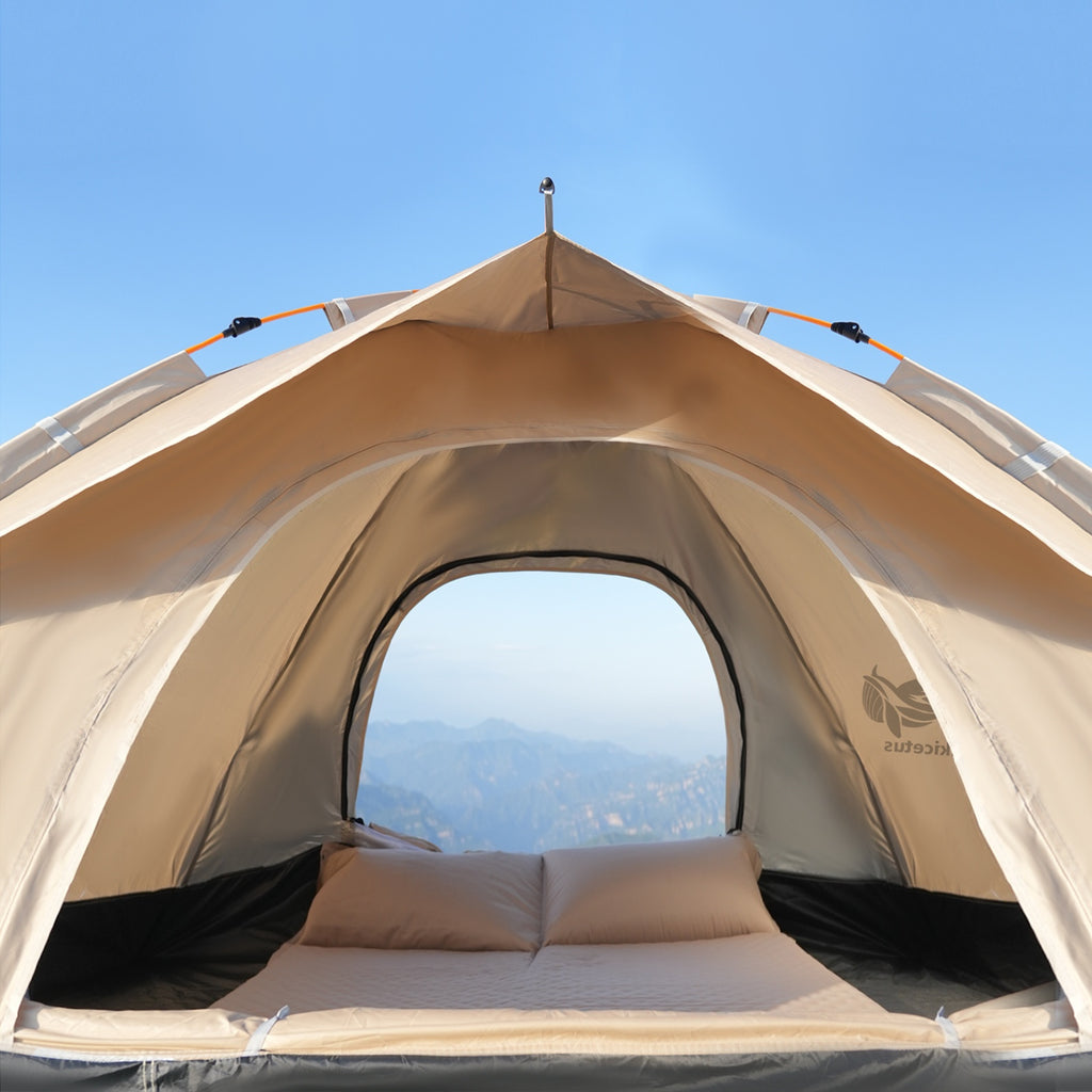 Tienda de Campaña para 2/4 Personas, Montaje Rápido y Fácil, Carpa Portátil con Bolsa de Transporte, Ideal para Senderismo y Aventuras al Aire Libre