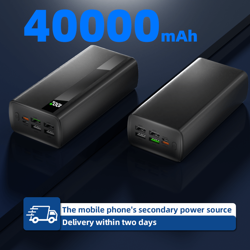 Power bank para carga durante viajes y uso diario | 40000mAh y 22.5W