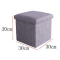 Reposapiés otomano de almacenamiento, taburete plegable para pies, caja de almacenamiento, taburete para el hogar, taburete para pies, banco, caja grande para guardar ropa de lino