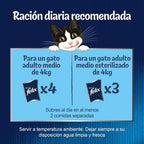 Paquete Ahorro Felix Fantastic Selecciones Favoritas en Gelatina de Pollo, Buey, Salmón y Atún