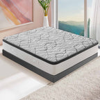 Colchón ROYAL DELUXE con Efecto MEMORY - Espuma HR de Alta Densidad - 100% Ortopédico Hecho en Italia - Funda con Efecto Relajante CARBONIO