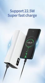 Batería externa | Batería Externa Portátil de Gran Capacidad 50000Mah con Interfases Tipo-C/Usb/Micro, Pantalla LED, Carga Rápida PD22.5W