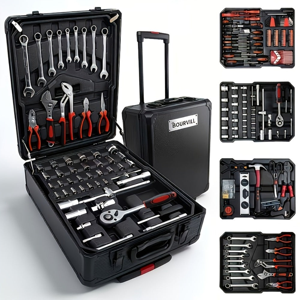 Kit de herramientas | Juego de herramientas de 899/53/51/46 piezas, kit de herramientas de maquinaria para reparaciones del hogar y kit de