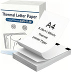 Papel térmico para impresora 30.38 cm | Documentos etiquetas fotos y oficina