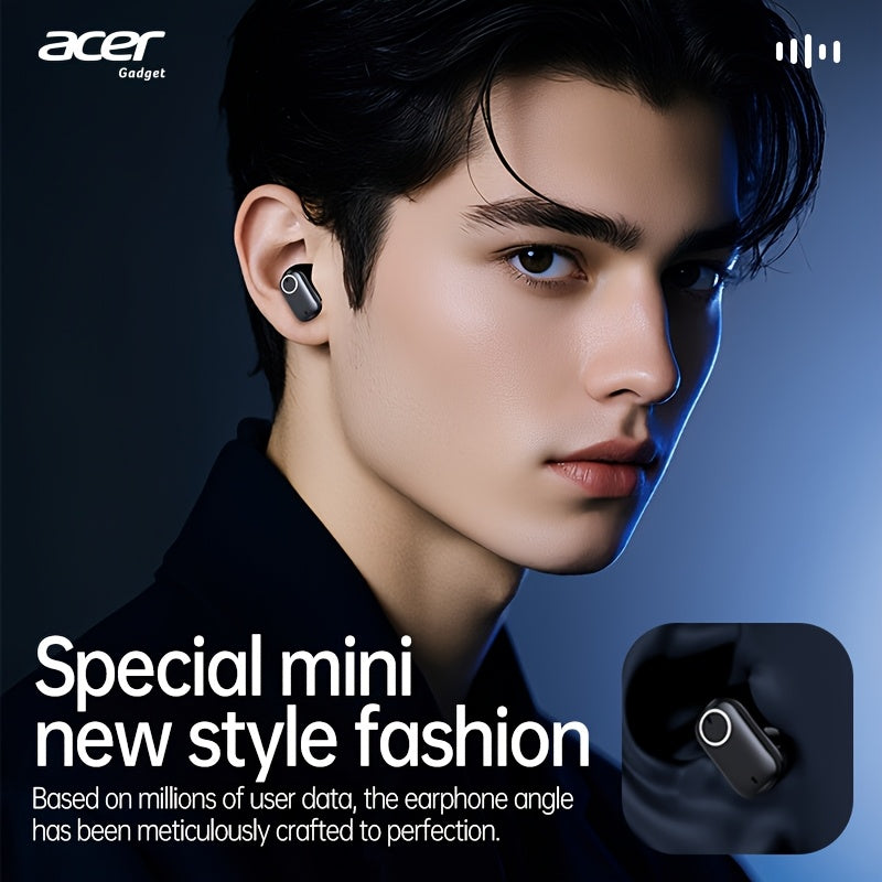Auriculares Bluetooth | [Acer Modelo Nuevo 2026] Auriculares Inalámbricos TWS, Estéreo con Graves Potentes + Reducción de Ruido en Llamadas