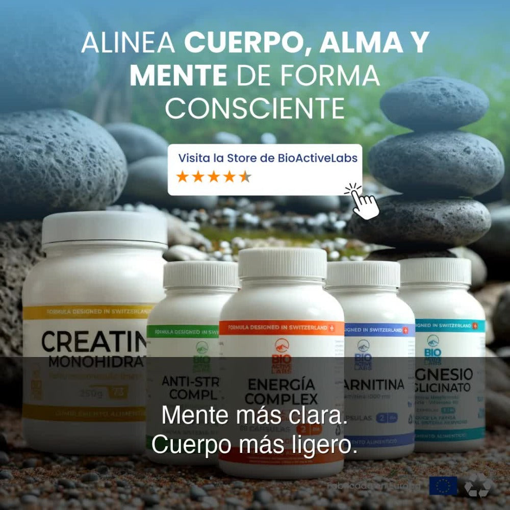 Magnesio Bisglicinato de Alta Absorción con Taurina y Vitamina B6 – 120 Cápsulas – Calidad Premium – Fabricado en Europa bajo estándares GMP