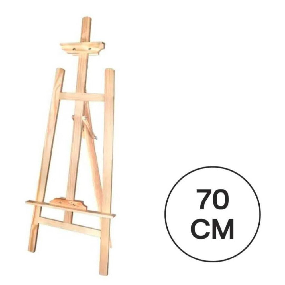 Caballete de madera para piso,Caballete de piso ajustable,Soporte de arte Caballete de arte de madera para pintura,Caballete de exhibición Caballete de soporte(L 120cm/145cm/170cm/)Color: Original Wood Color