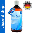 HERRLAN® SonicPure Concentrado de Limpieza Ultrasónica 1000 ml - Concentrado Líquido para Limpiadores Ultrasónicos y Estuche de Gafas - Hecho en Alemania