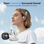 Auriculares Bluetooth | Auriculares de Traducción en Tiempo Real, Traductor de IA para 144 Idiomas, Auriculares Inalámbricos con Reducción de