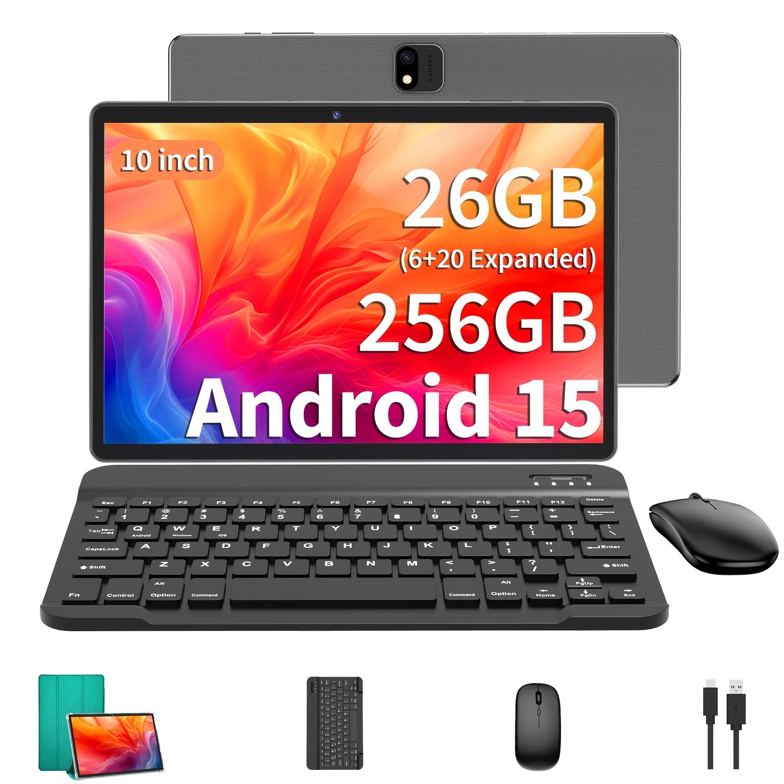 Tablet Android de 10.1 pulgadas para oficina estudio y gaming | 6000 MAh y Inalámbrico