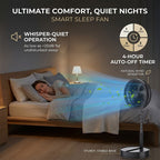 Ventilador de pedestal portátil plegable 2 en 1, recargable por USB-C con control remoto, 4 velocidades, oscilación de 70°, temporizador, inclinación ajustable, para hogar, dormitorio, oficina, viajes