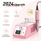 Lima Eléctrica para Uñas 20000 RPM, Pulidora de Acrílico y Gel, Herramienta Profesional Manicura Pedicura en Casa o Salón