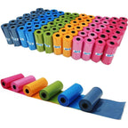 540/1080 Bolsas de Caca Perro Bolsas para Excrementos de Perros para Mascotas Animales Domésticos Pack de 36/72 Rollos Multicolor 32*22cm BPS-5395