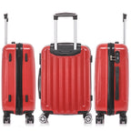 Maleta de Cabina Policarbonato 55x40x20cm (40L) - 20 Pulgadas - Negro/Azul/Amarillo/Rojo/AzulMarino/Plaeada/RosaDorada/Menta