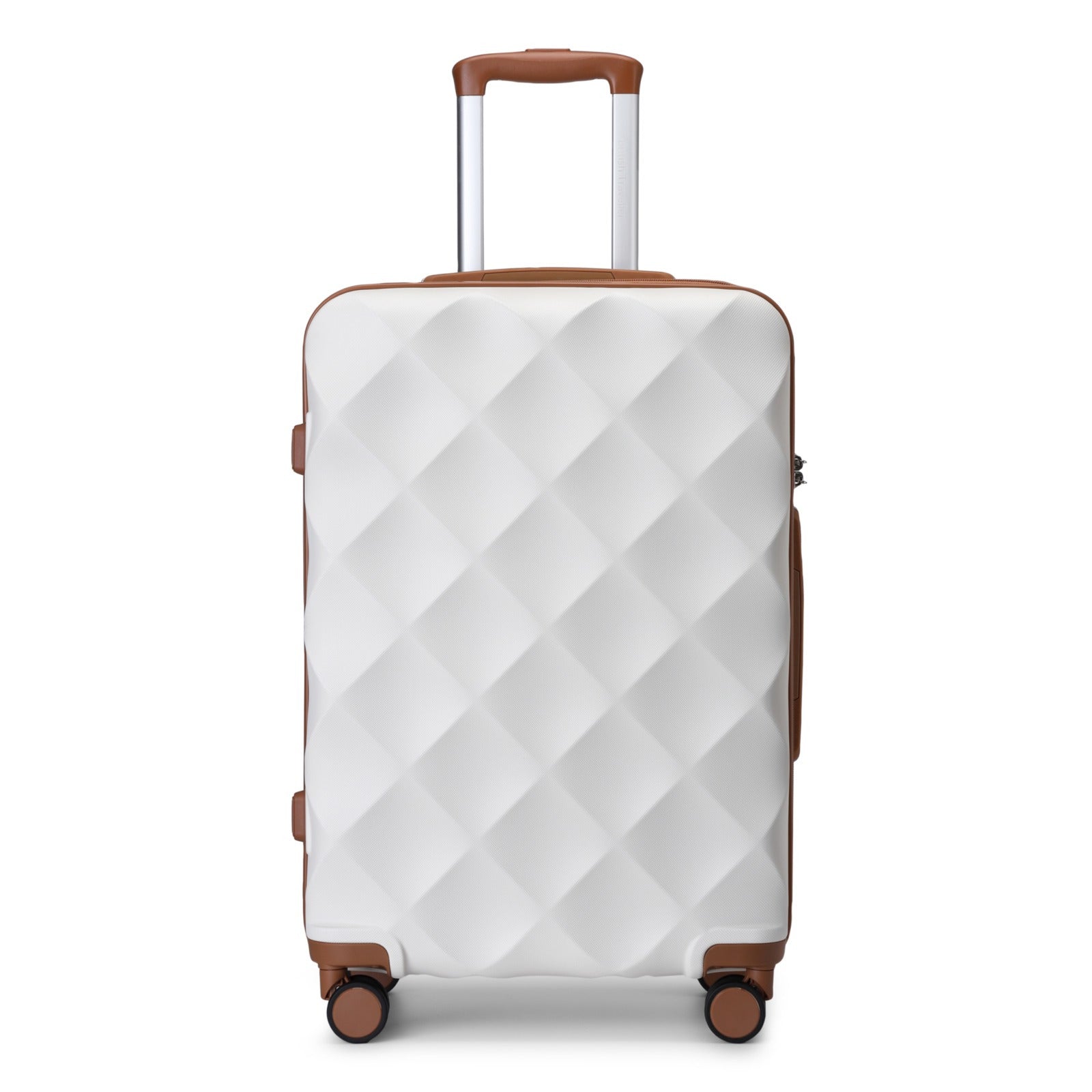 Maleta Mediana de 24" con 4 Ruedas, Ligera de ABS+PC con Carcasa Dura, Maleta de Facturación con Cerradura TSA Incorporada, Regalo de Vacaciones para el Regreso a Clases, Ruedas Giratorias Silenciosas 360°, Cremallera Duradera, Asa Telescópica, Diseño Ant