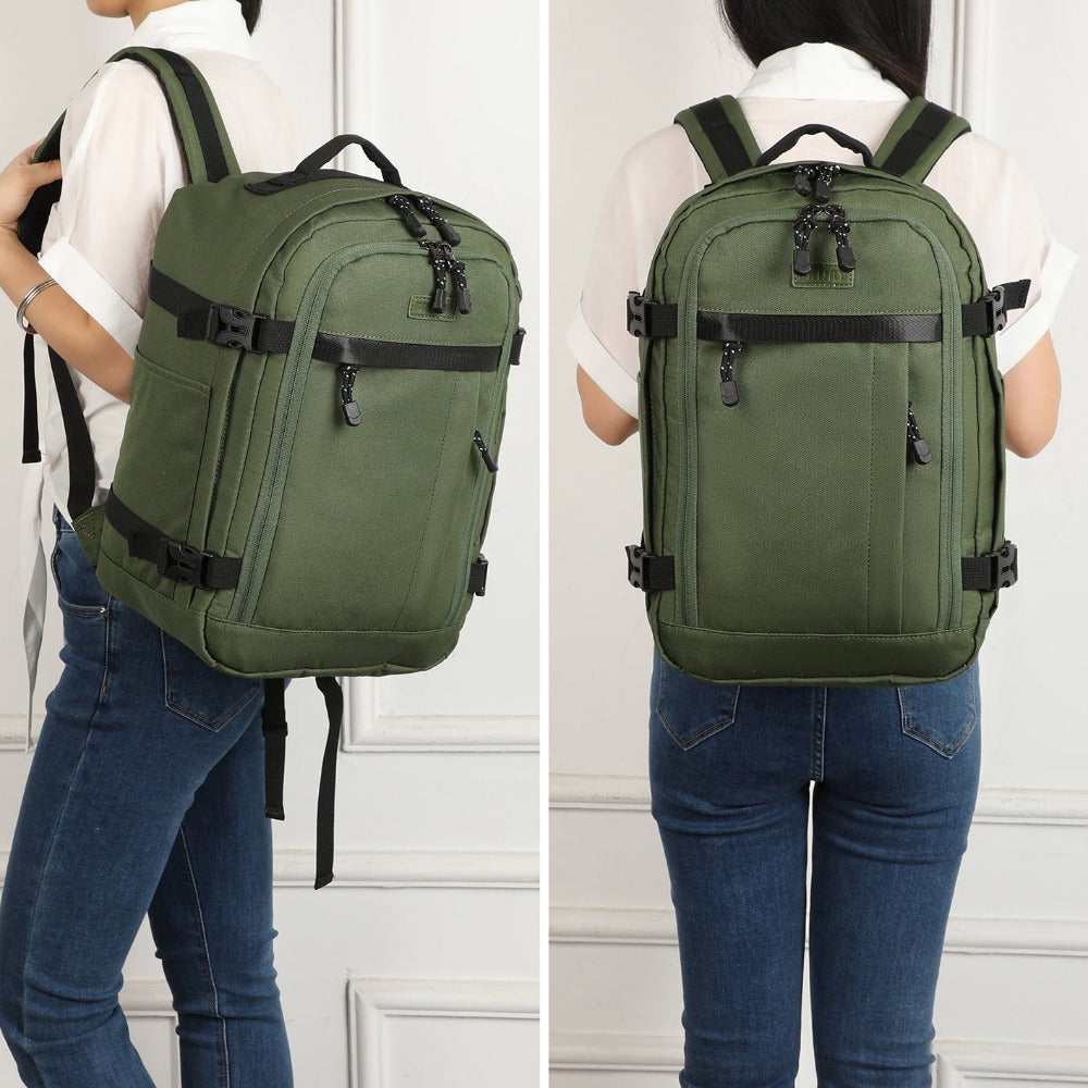 Mochila de cabina 40 x 20 x 25 cm (20 L) | Mochila ideal para viajes en avión | Mochila de cabina para hombre y mujer para el trabajo, viajes, senderismo y escuela
