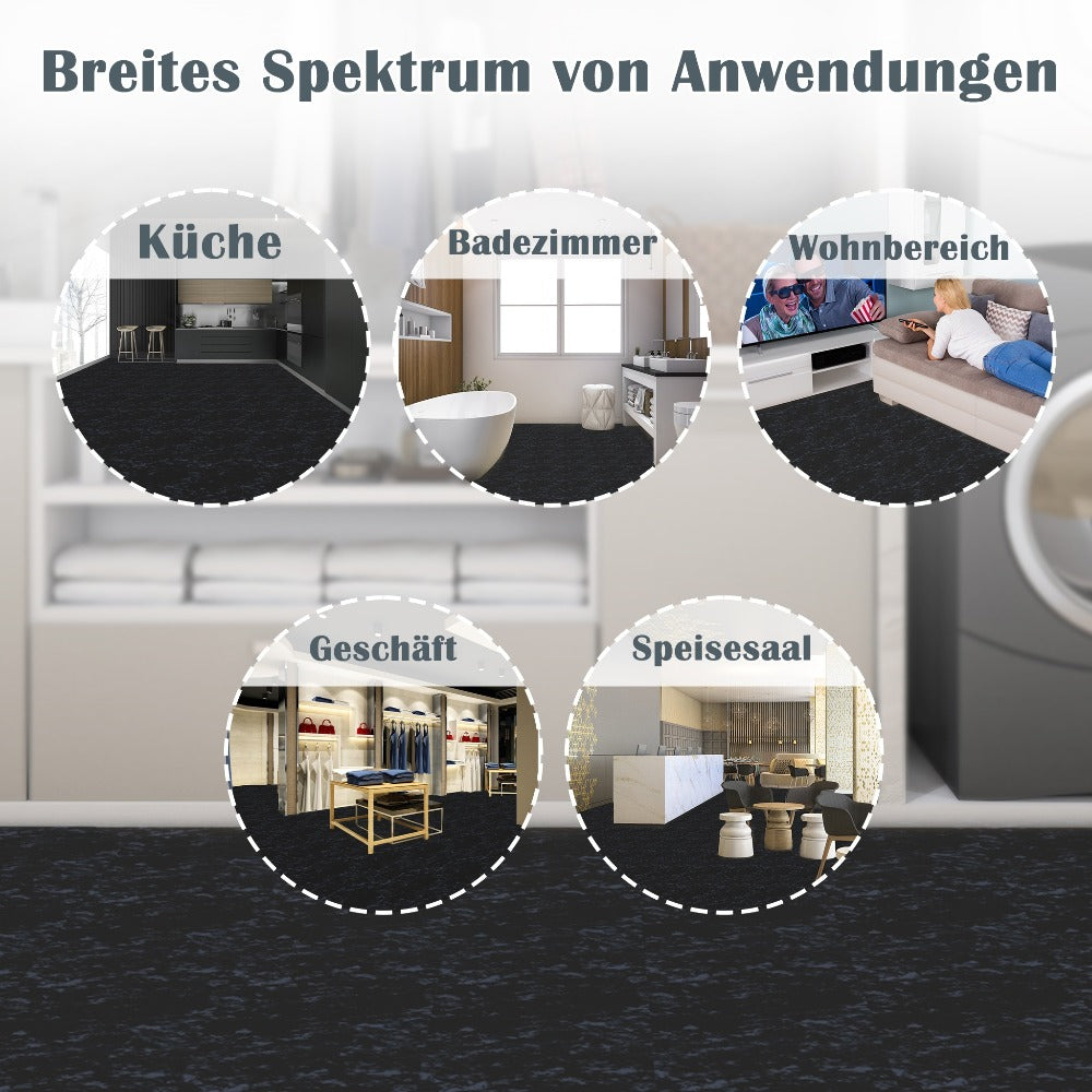 Suelo de vinilo autoadhesivo 54 piezas | Cocina baño salón y reforma DIY