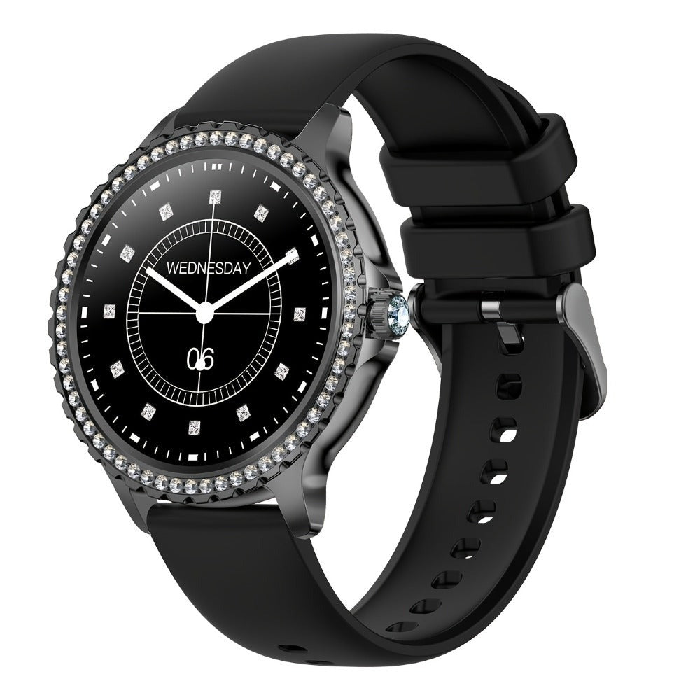 SIEMORL Smartwatch para Mujer con Pantalla Táctil Completa de 1.32 pulgadas, Smartwatch con Llamada Inalámbrica, Rastreador de Actividad Física con 20 Modos Deportivos, Diales Exclusivos, Relojes Inteligentes Impermeables para iPhone Android, Pulsera Depo