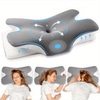Almohada para el cuello, El regalo perfecto para familiares, amigos y parejas, Almohada ergonómica, Almohadas para dormir sin olor para un descanso profundo, Almohada refrescante para personas que duermen de lado, boca arriba y boca abajo