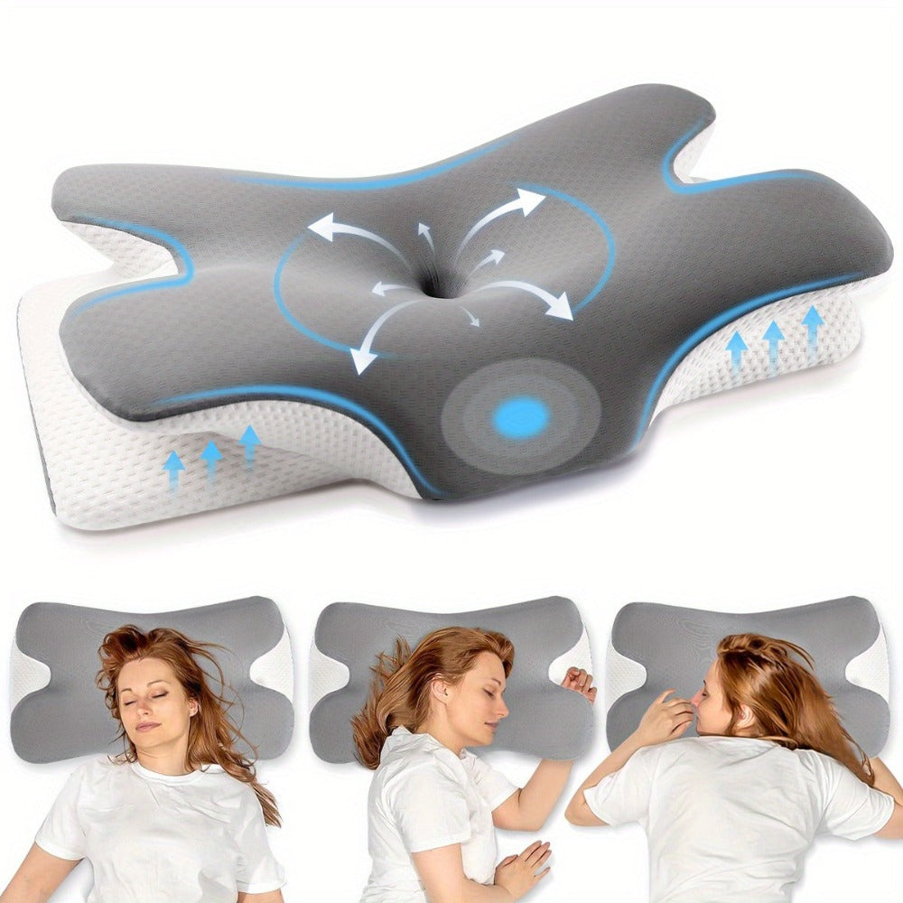 Almohada para el cuello, El regalo perfecto para familiares, amigos y parejas, Almohada ergonómica, Almohadas para dormir sin olor para un descanso profundo, Almohada refrescante para personas que duermen de lado, boca arriba y boca abajo