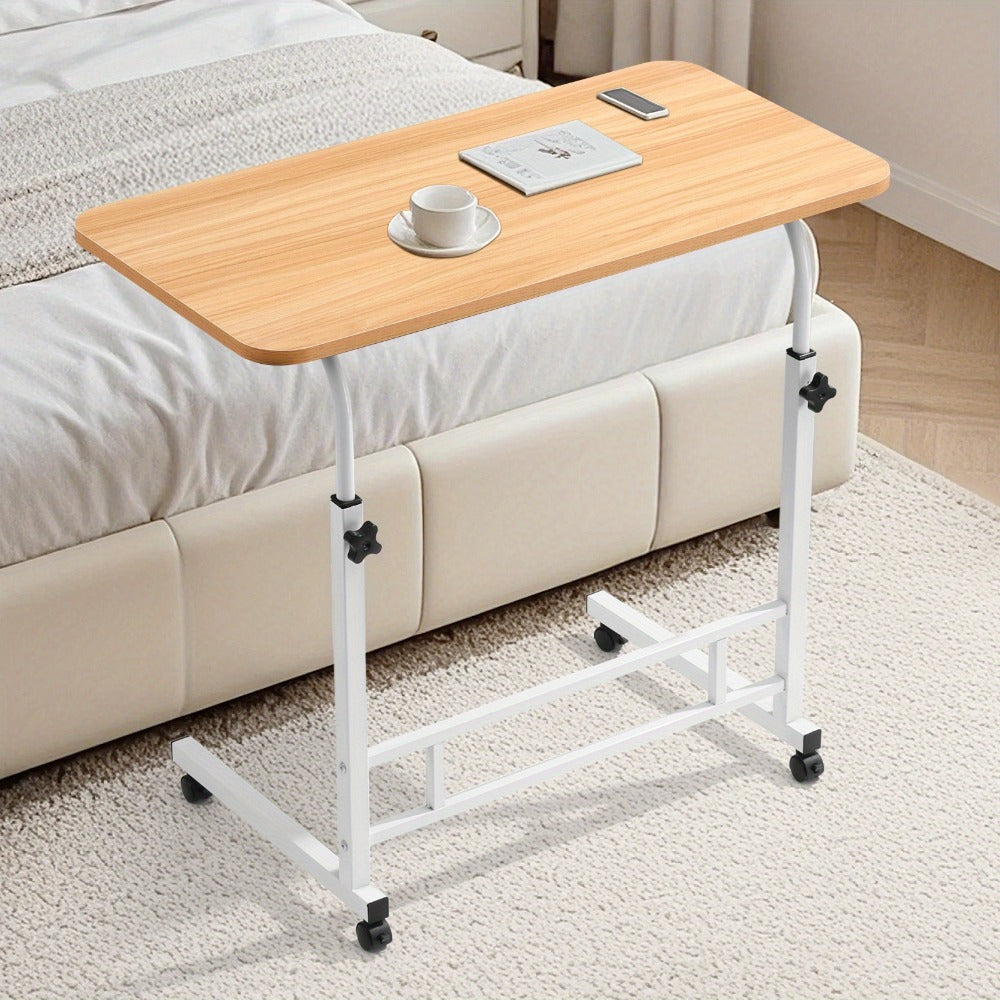 Mesa de Oficina Estación de Trabajo para Computadora: Escritorio Elevable de Altura Ajustable 67.06cm - 88.14cm, Escritorio Ergonómico Móvil para Computadora con Rueda Universal, Estable y Cómodo, Robusto y Duradero, Fácil de Instalar