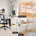 Mesa Escritorio Plegable, Mesa de Oficina Plegable, para Ordenador, Pequeño Mesa Ordenador Plegable Escritorios portátiles para Estudio, Casa Oficina 80x40x75cm