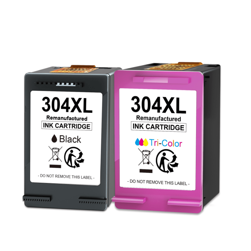 Cartuchos HP 304XL remanufacturados, negro y tricolor multipack