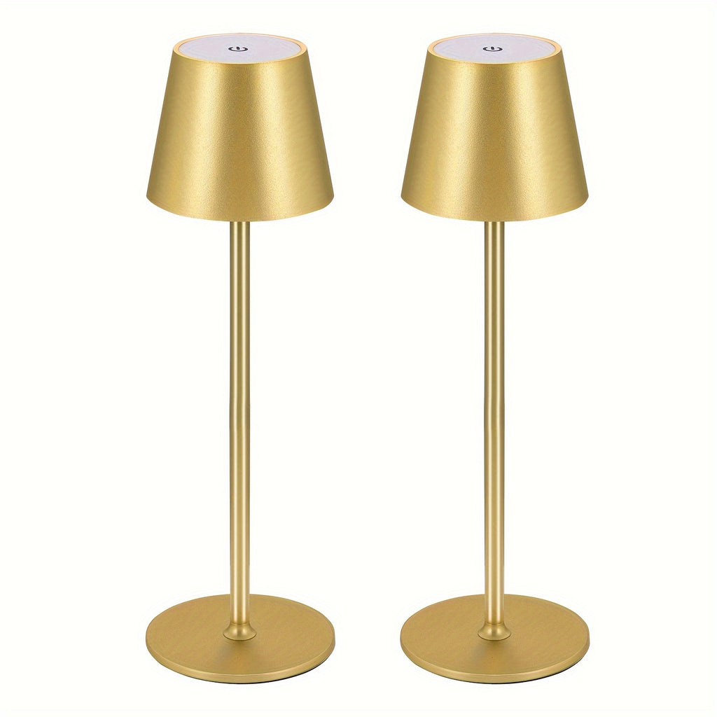 Lámpara de mesa para iluminación de dormitorio y escritorio | 2 L y 5000mAh y Recargable
