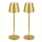 Lámpara de mesa para iluminación de dormitorio y escritorio | 2 L y Metal