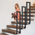 Barandilla metálica para escalera 110cm | Interior exterior balcón y pasillo