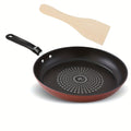 Sartén Multifuncional Antiadherente de Hierro Fundido de 24/26Cm, Compatible con Lavavajillas, Inducción Suave, Ideal para Freír Huevos, Bistec, Panqueques - Sin Tapa, Perfecta para Estufas de Gas y Eléctricas