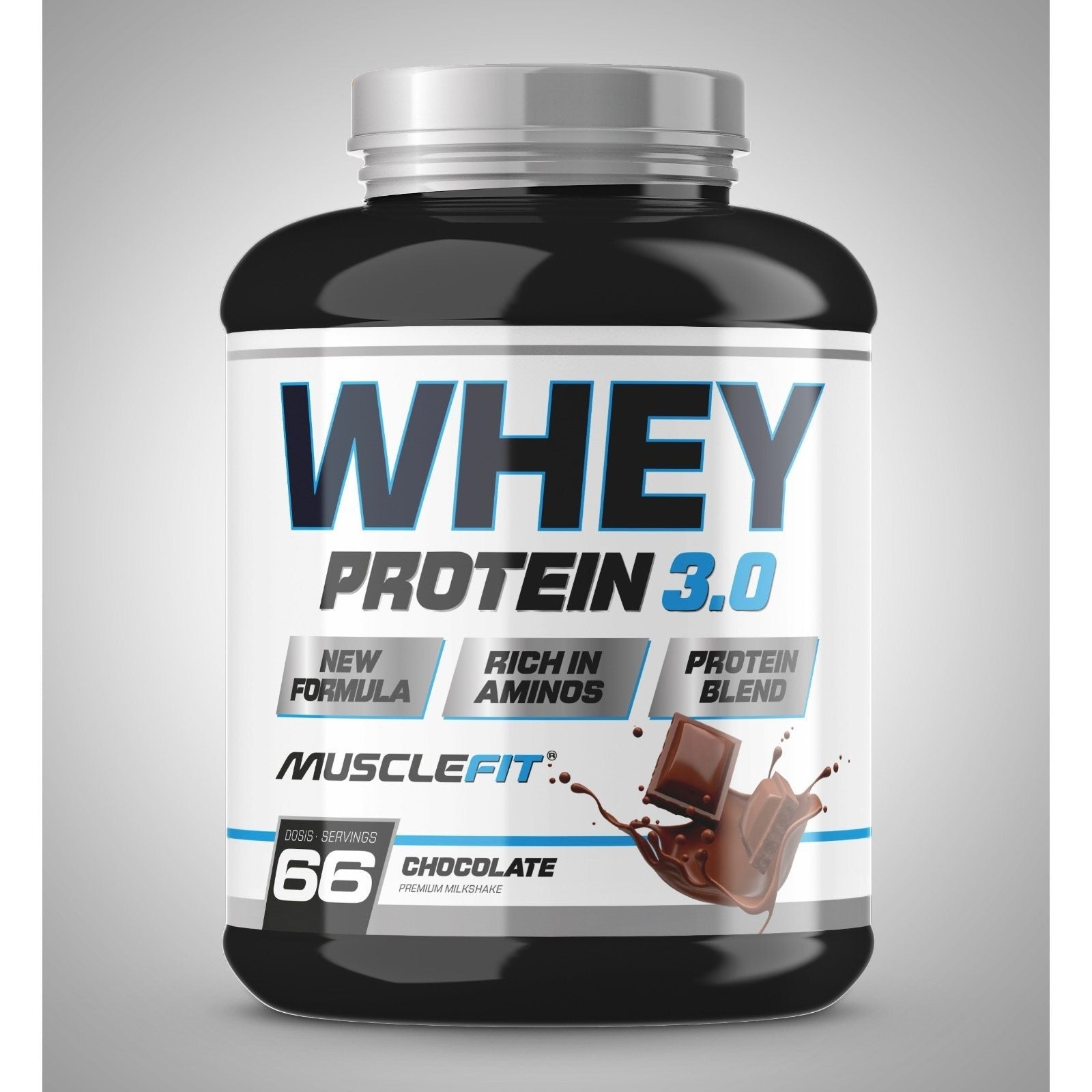 WHEY 3.0 BLEND PROTEÍNA 2Kg MUSCLEFIT ENTREGAS EN 24/48 HORAS