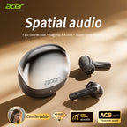 Auriculares Bluetooth | Auriculares inalámbricos Acer OHR546, estéreo, graves profundos, baja latencia en llamadas, uso cómodo (estudio