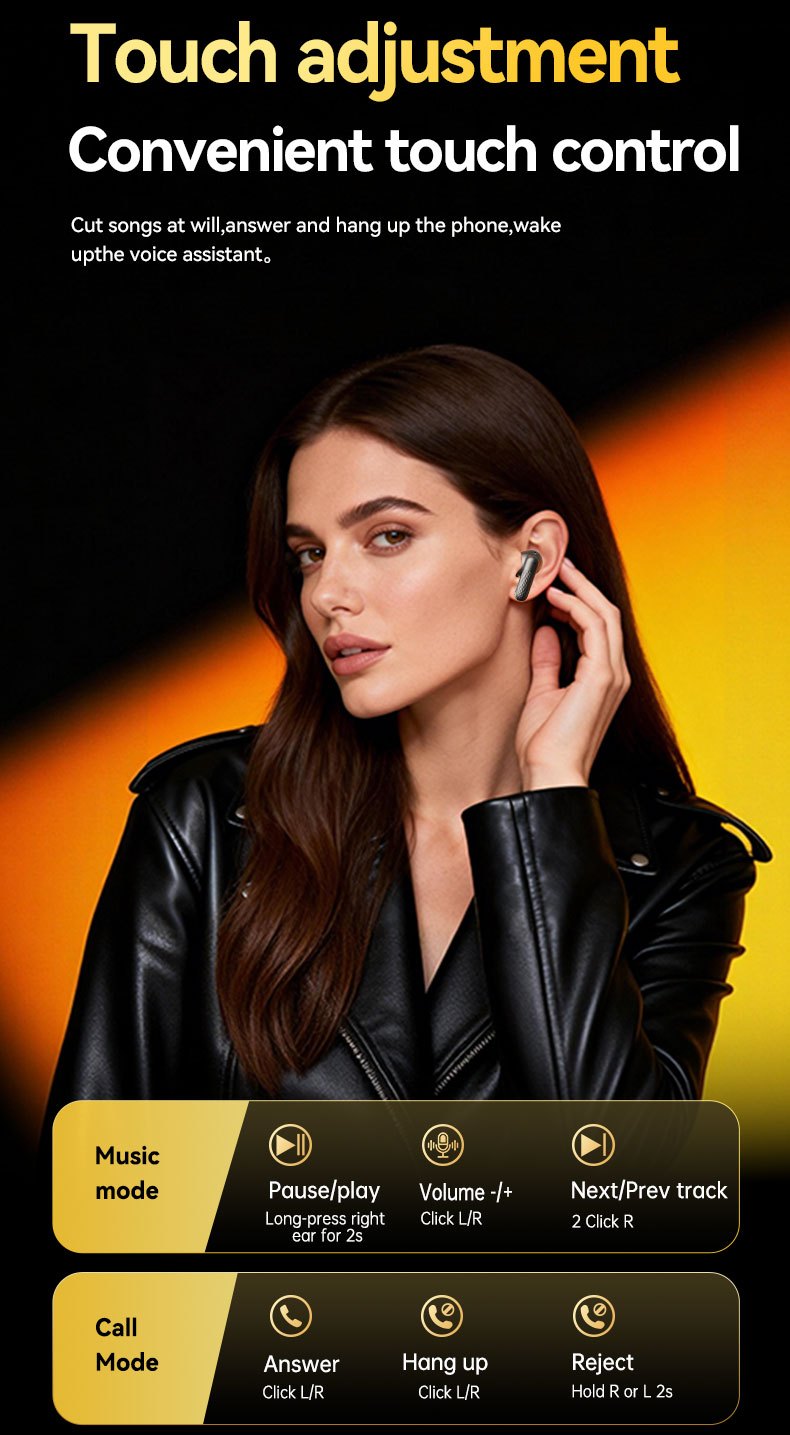 Auriculares Bluetooth | Acer 2026 Nuevos Auriculares Inalámbricos, Cancelación Activa de Ruido, Control Táctil, Micrófono Capacitivo, Calidad de